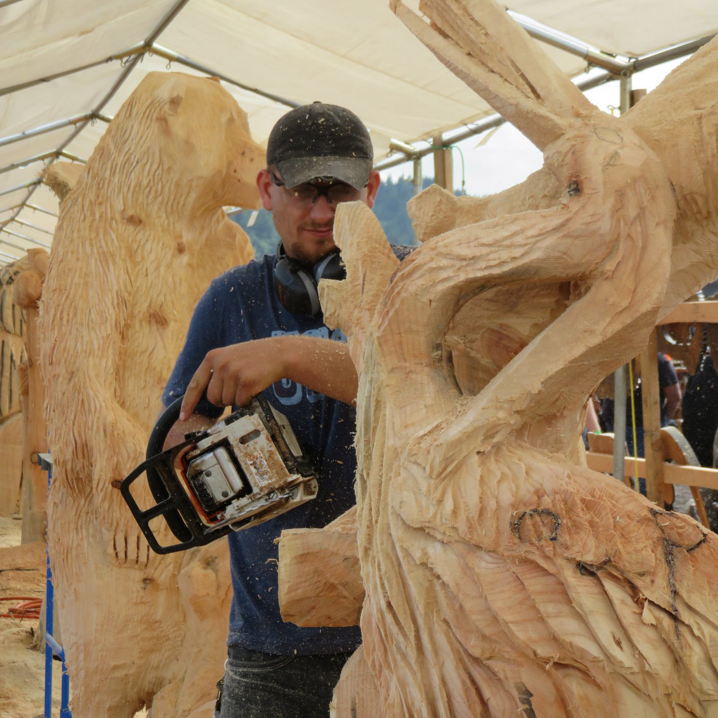 Oregon Divisional Chainsaw Carving Championship Reedsport Oregon