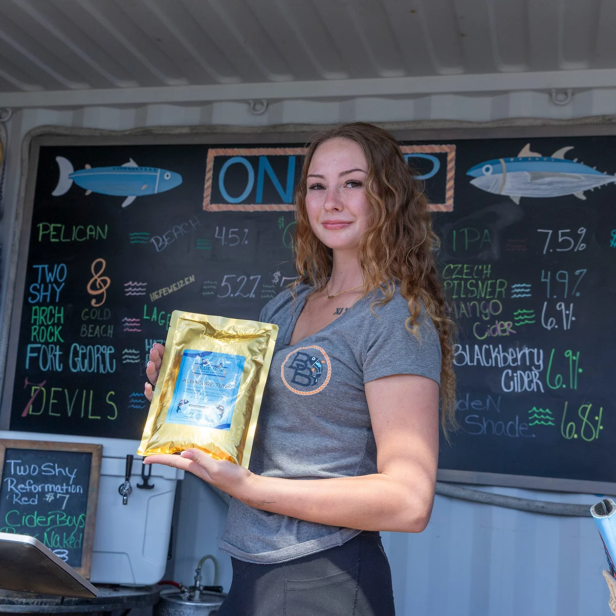Blue Box Seafood Company also offers Oregon-caught Albacore tuna in pouches.jpg