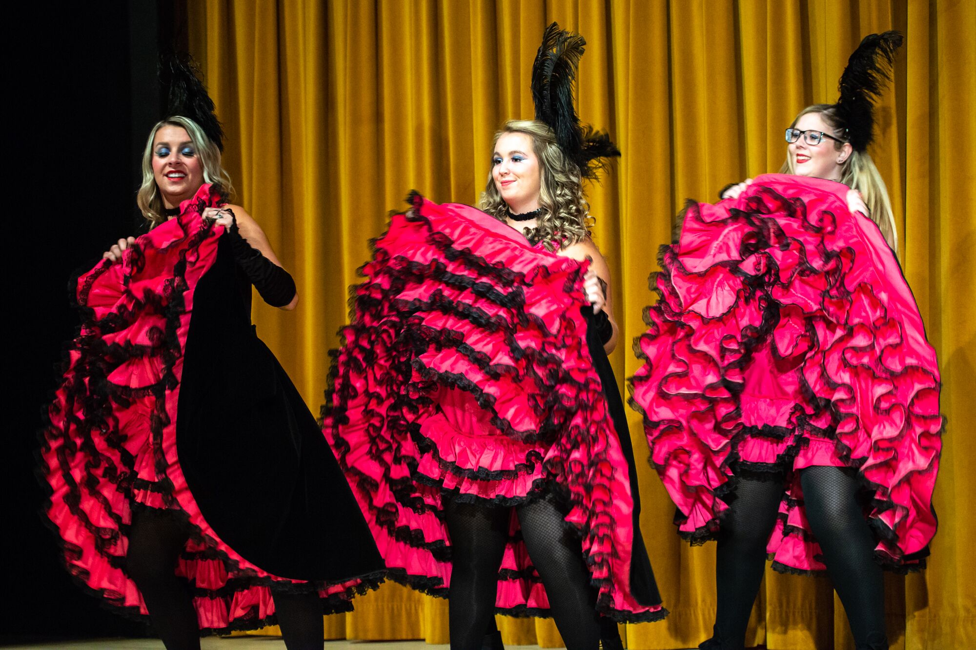 Sawdust Theater - Cancan Dancers Steven Dimock Coquille Oregon