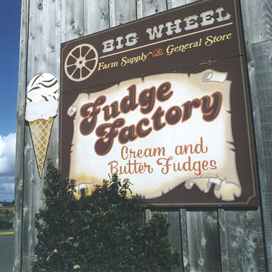 Big Wheel General Store Sign Bandon Oregon
