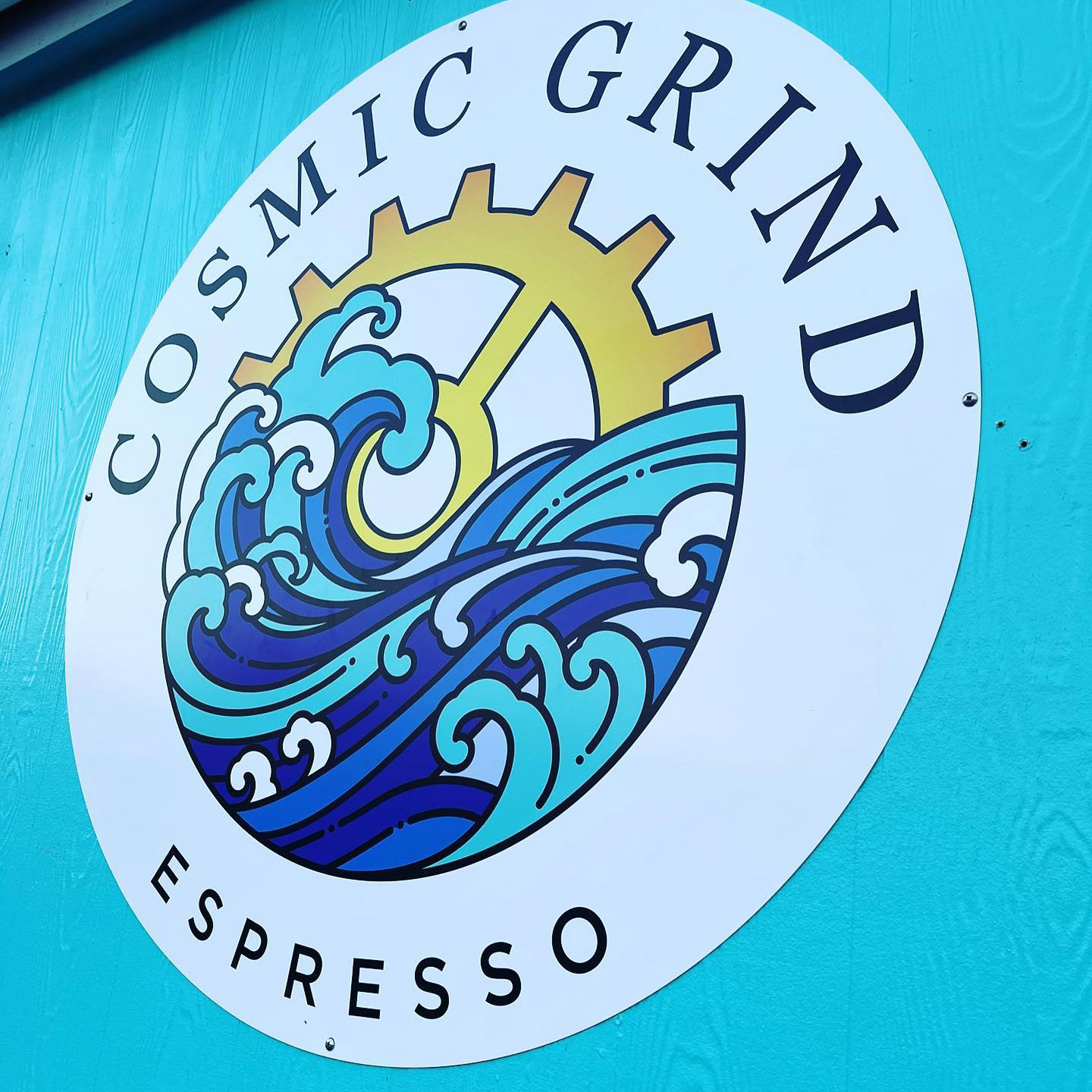 Cosmic Grind Logo Brookings Oregon