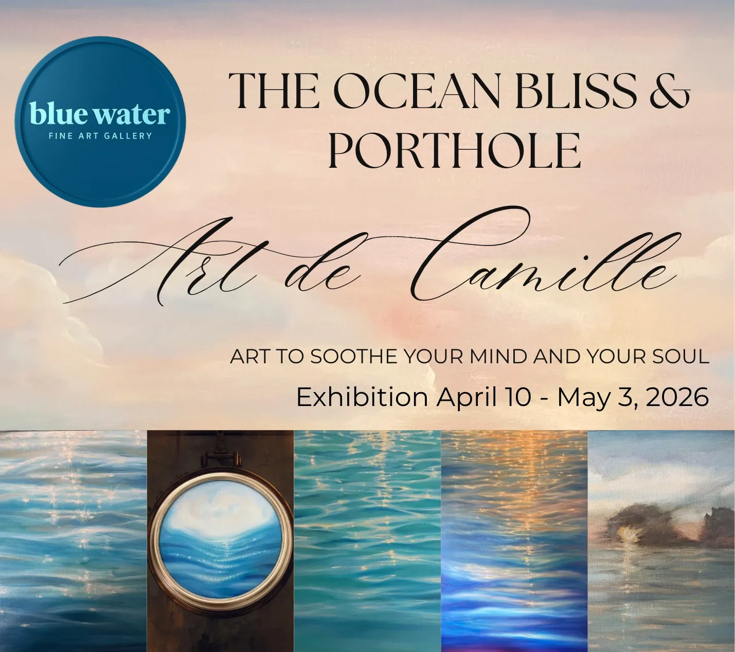 The Ocean Bliss and Porthole Art de Camille poster