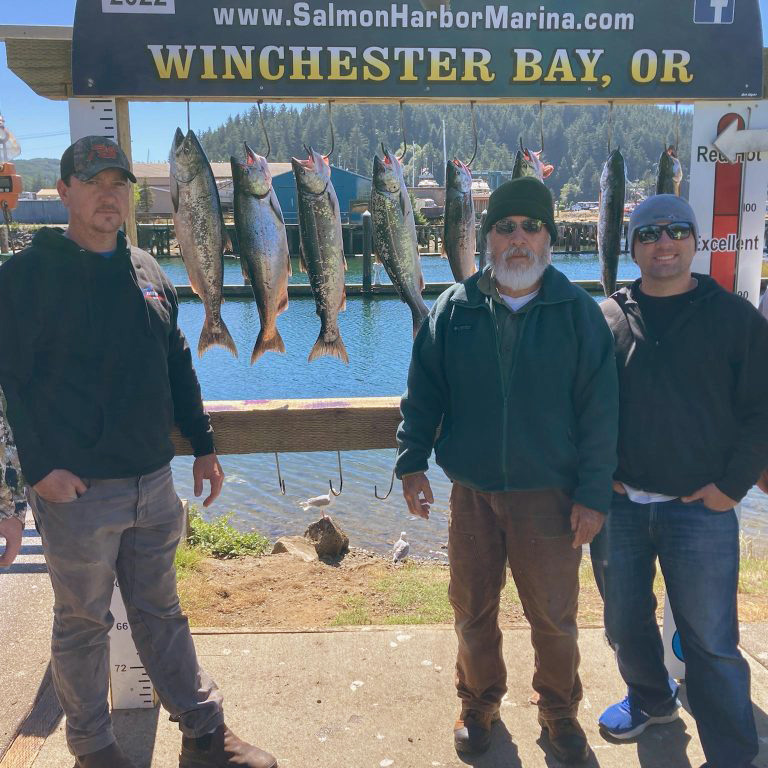STEP Salmon Derby 2022 Contestants Winchester Bay Oregon