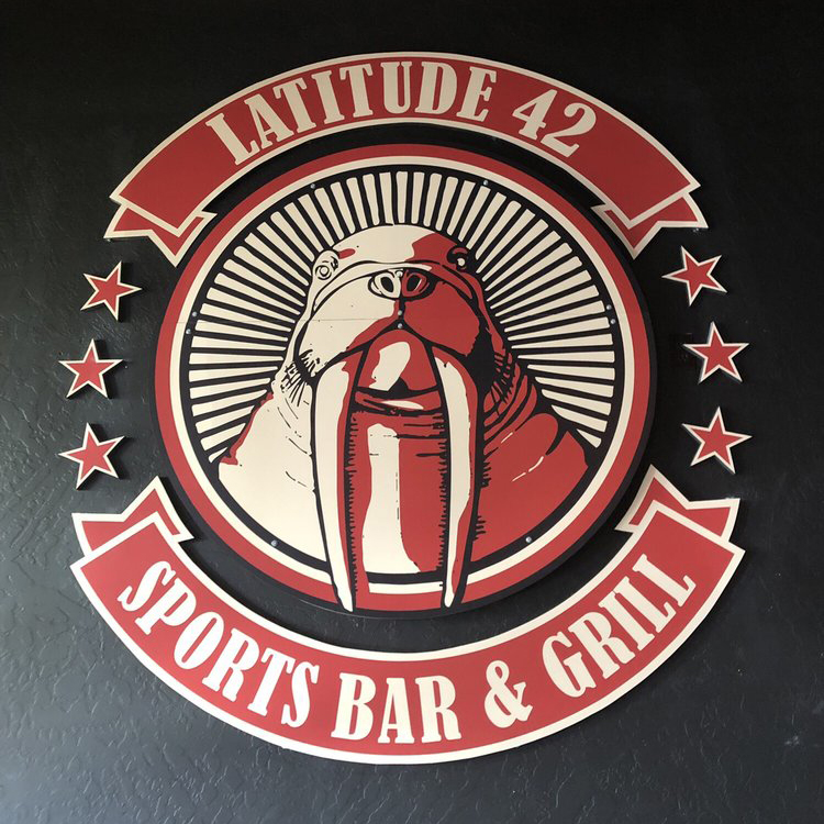 Latitude 42 Sports Bar & Grill Logo Brookings Oregon