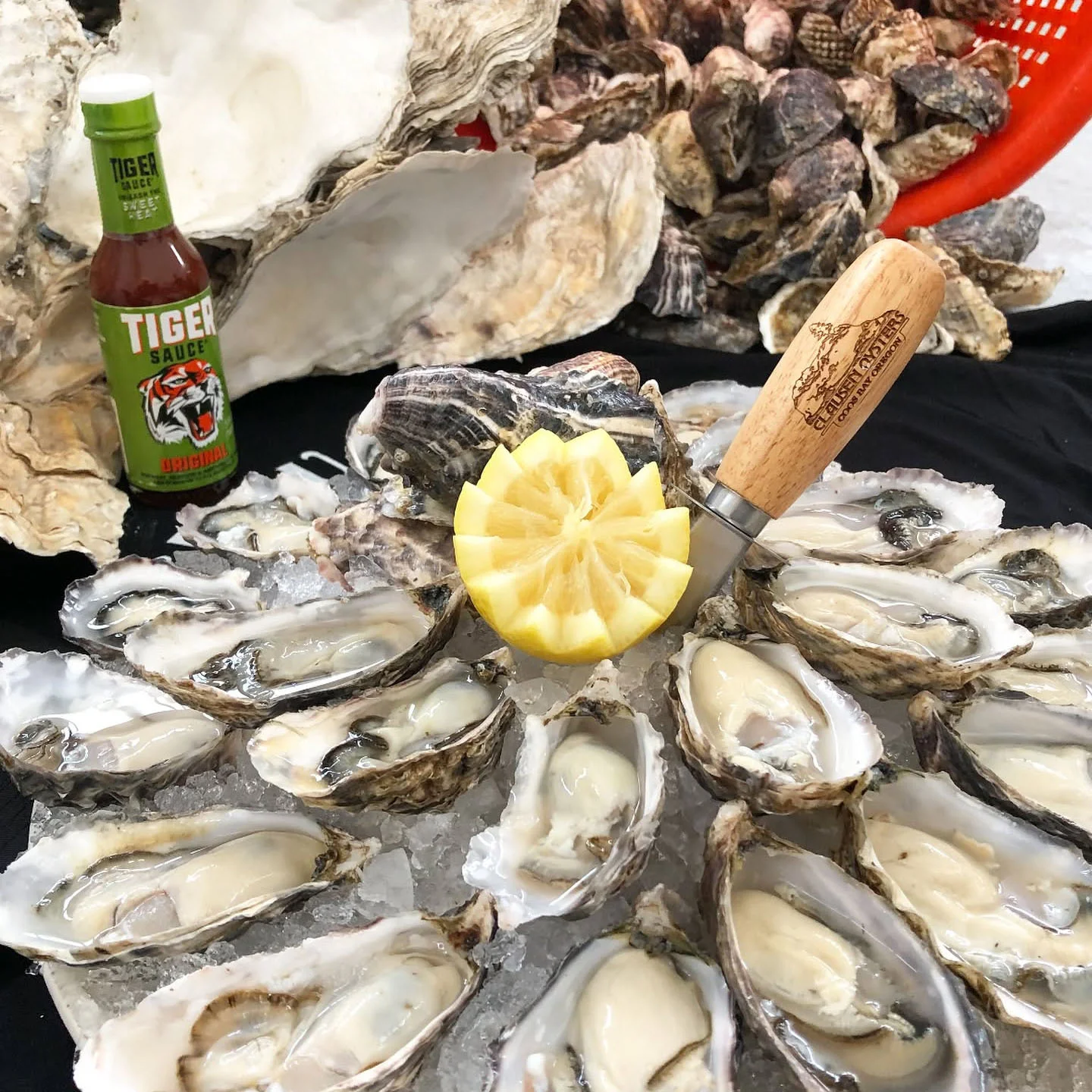 Fresh oysters on the half shell available at the Clausen Oysters restaurant.jpg