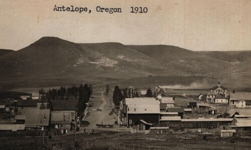 1910 photo of the city of antelope