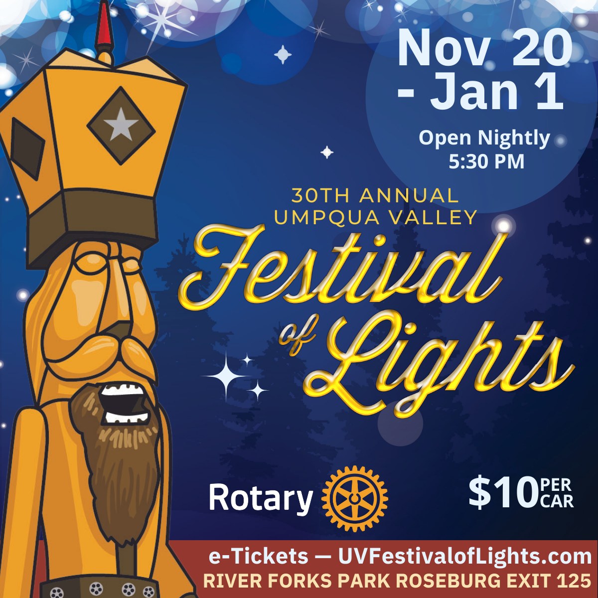 30th Annual Umpqua Valley Festival of Lights