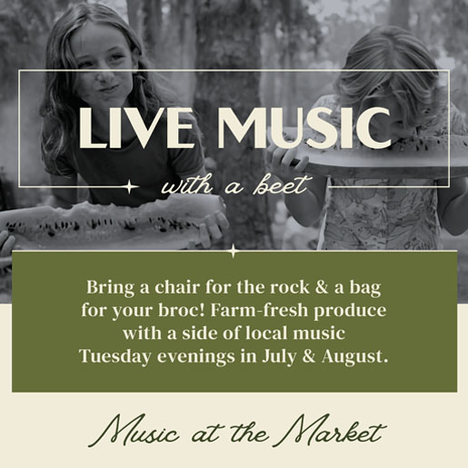 Music at the Market - Live music with a beet