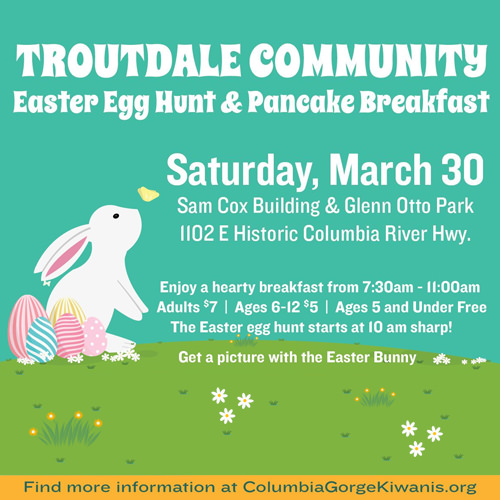 Troutdale Community Easter Egg Hunt & Pancake Breakfast