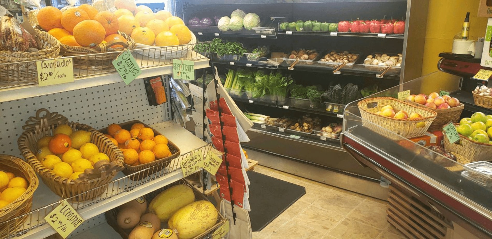 Takubeh natural fruits and vegetables.