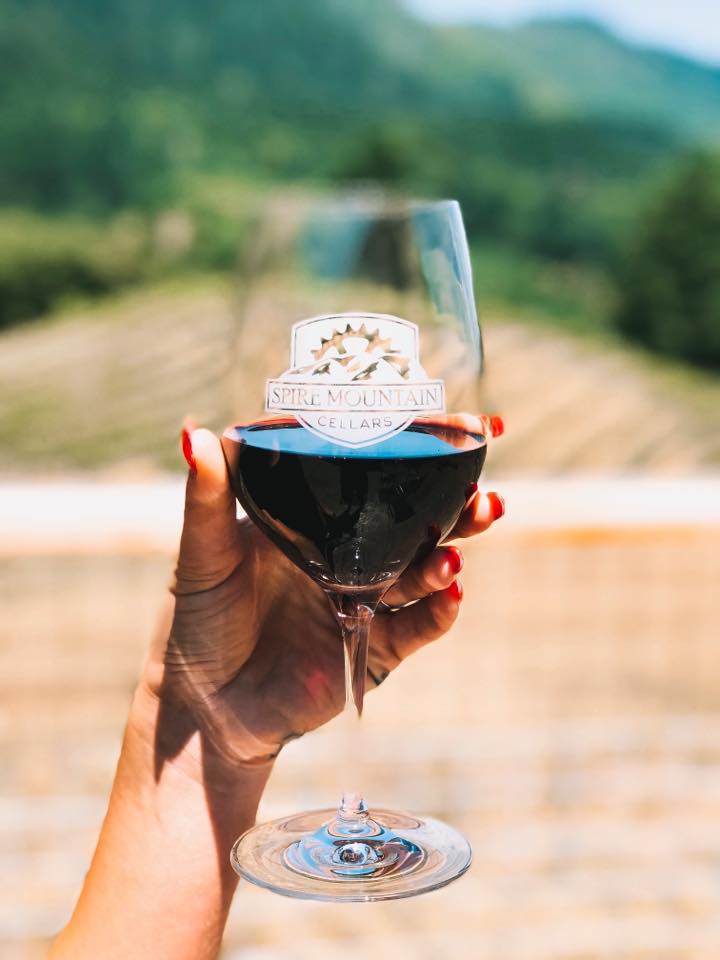 Spire Mountain Wine Glass