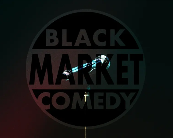 Black Market Comedy Logo