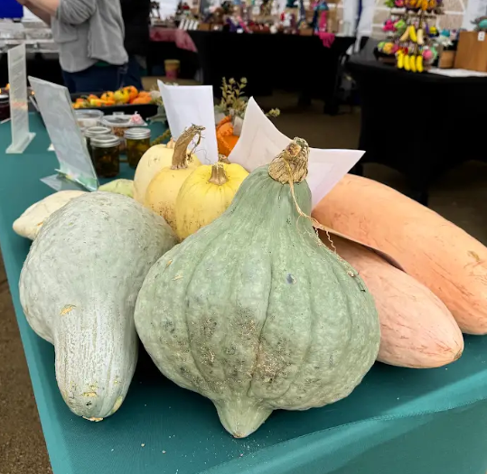 Vegetables sold at Rogue River Growers Market
