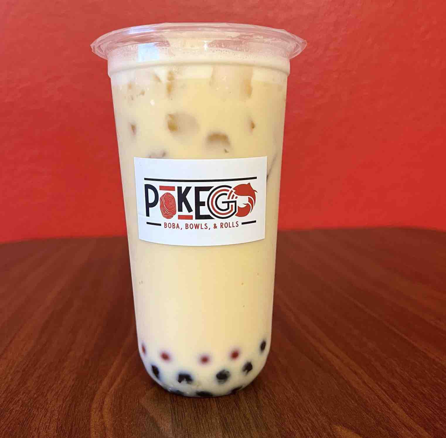 large cup of boba tea