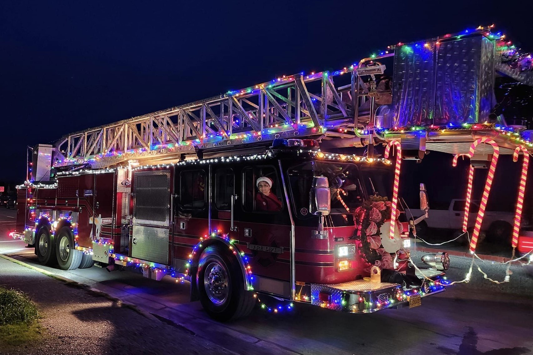 Mrs. Claus on the Fire Truck.jpg