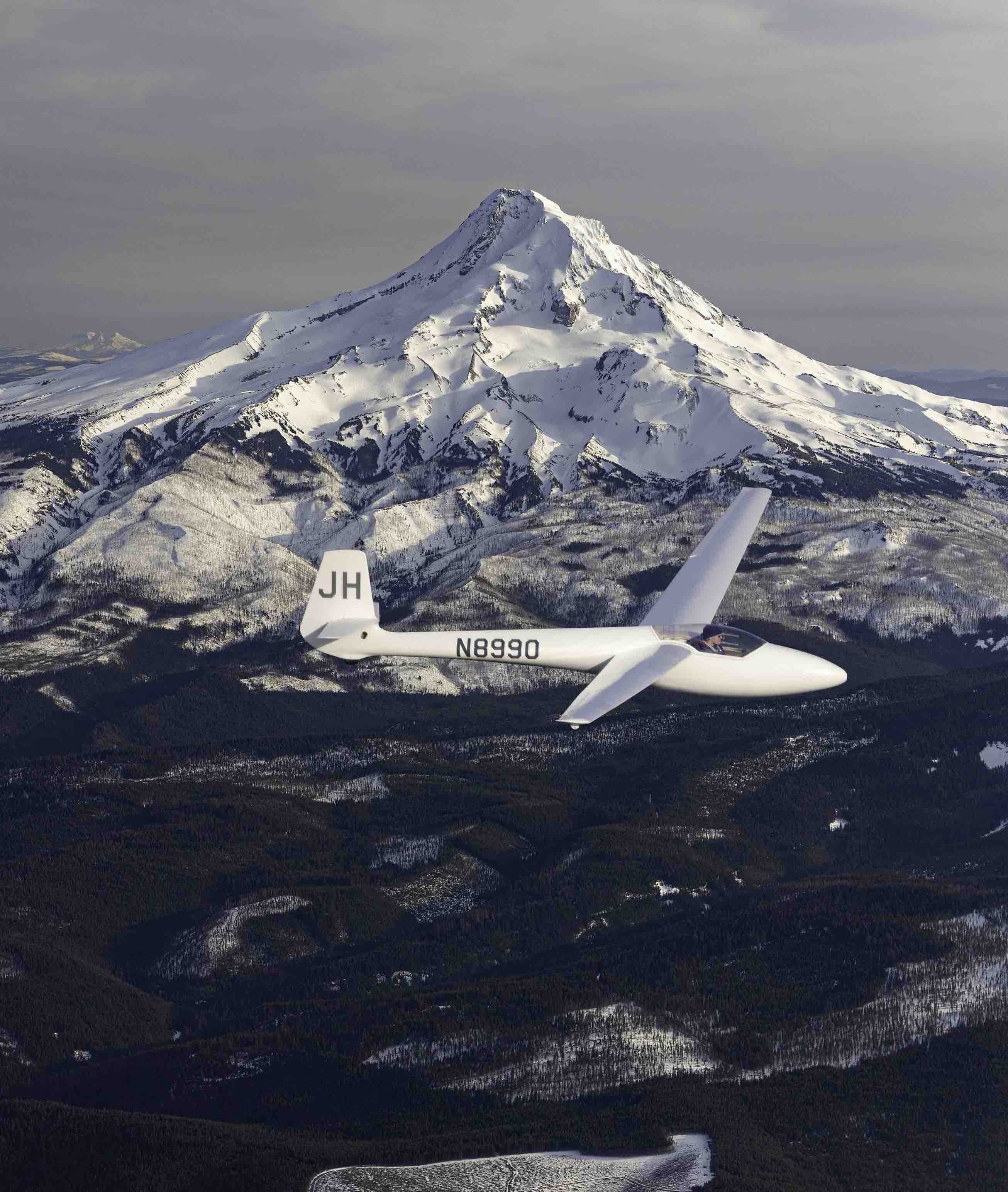 Glider over Mt. Hood