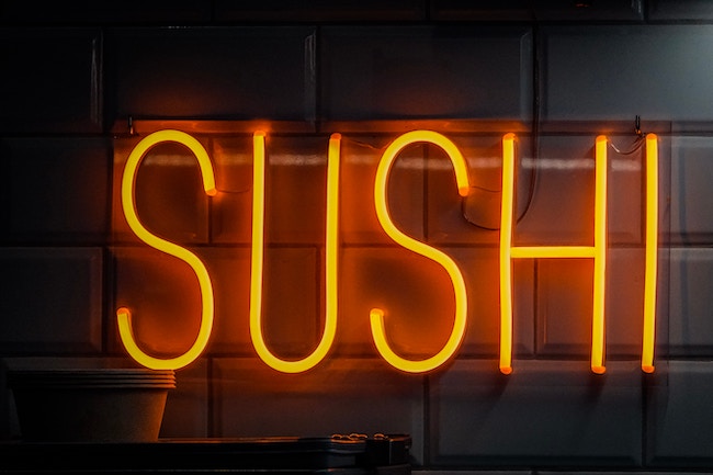 neon Sushi Sign