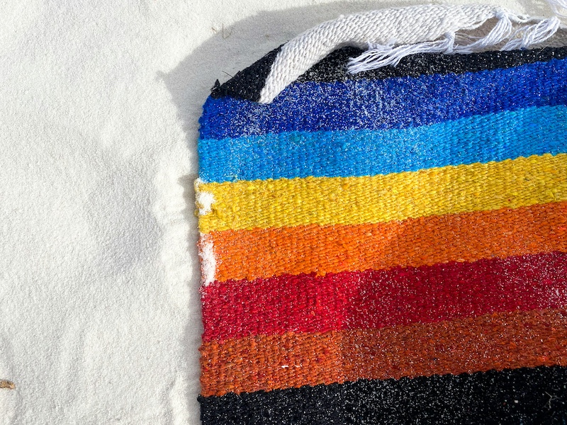 Mexican blanket in Sand
