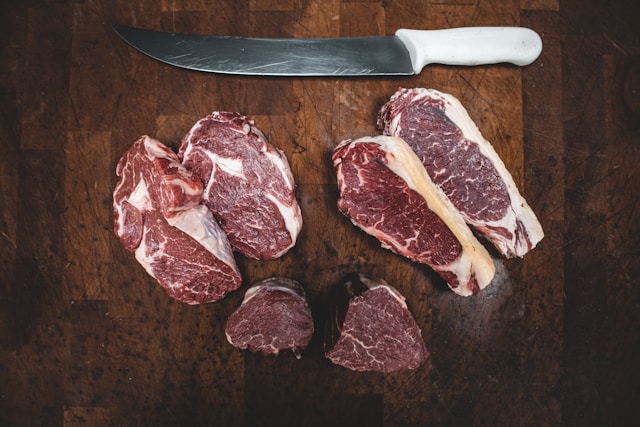 meat and knife