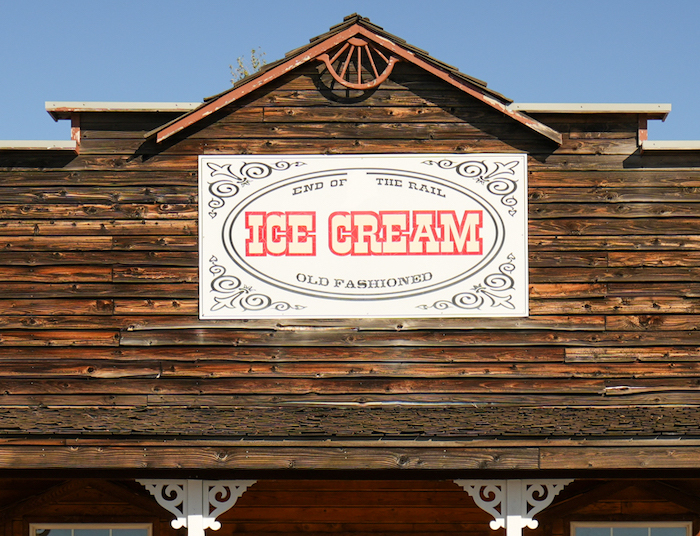 Ice Cream Parlor sign