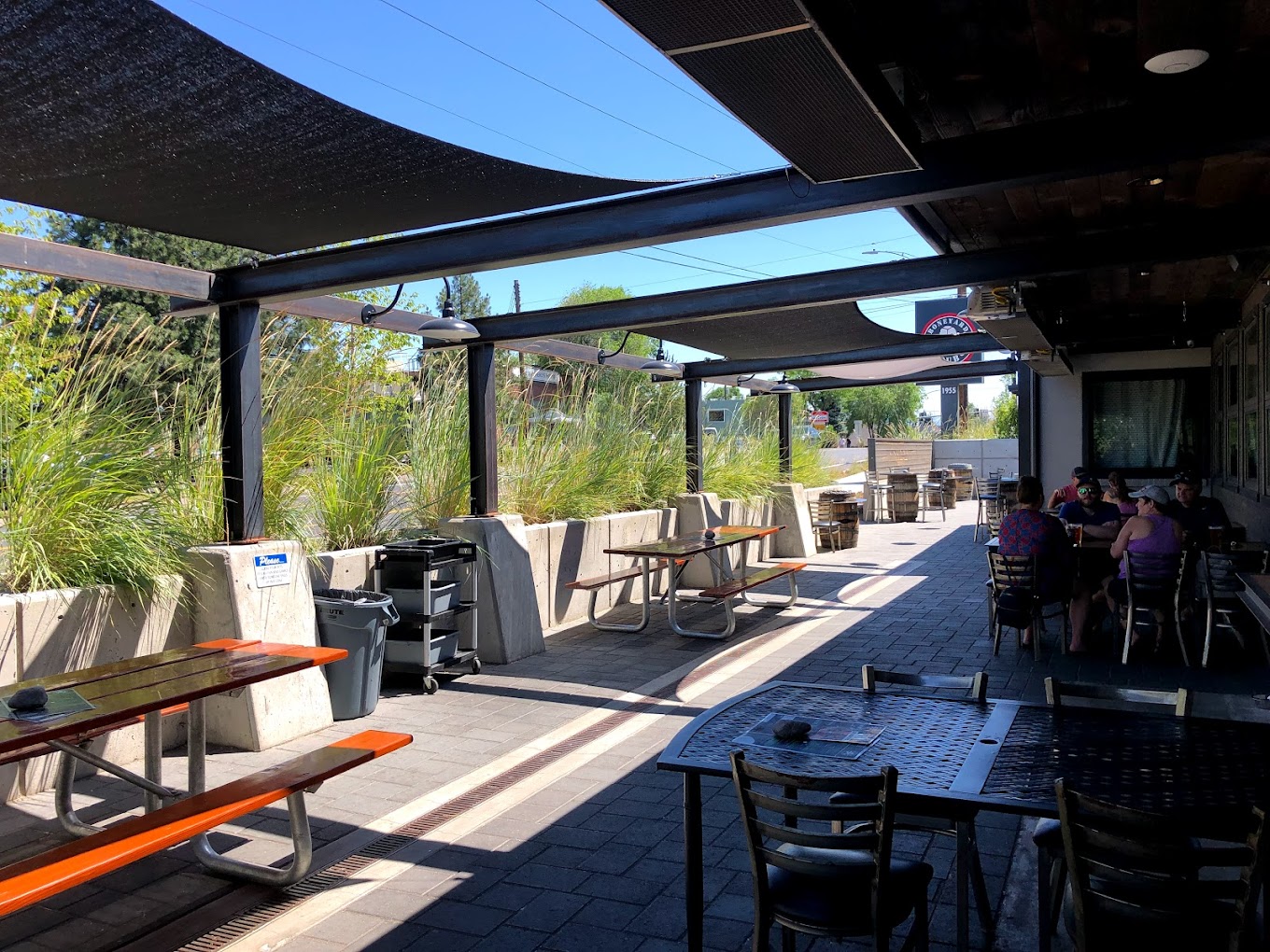patio at boneyard pub
