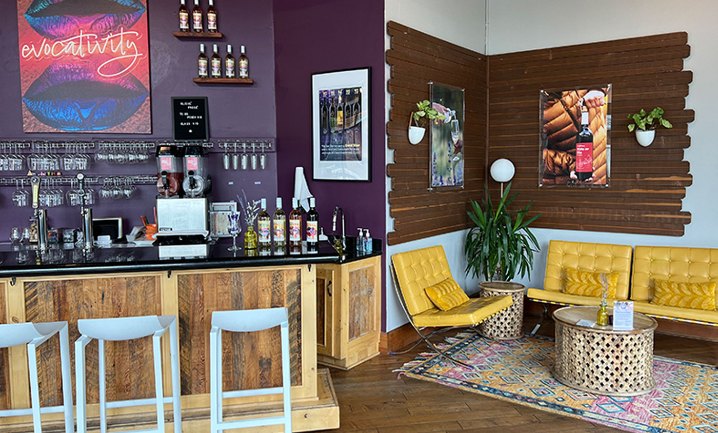 Inside Evoke Winery