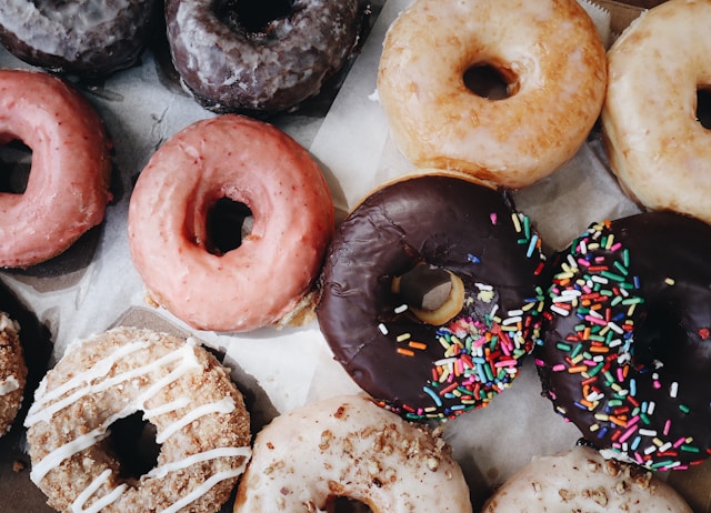 variety of donuts