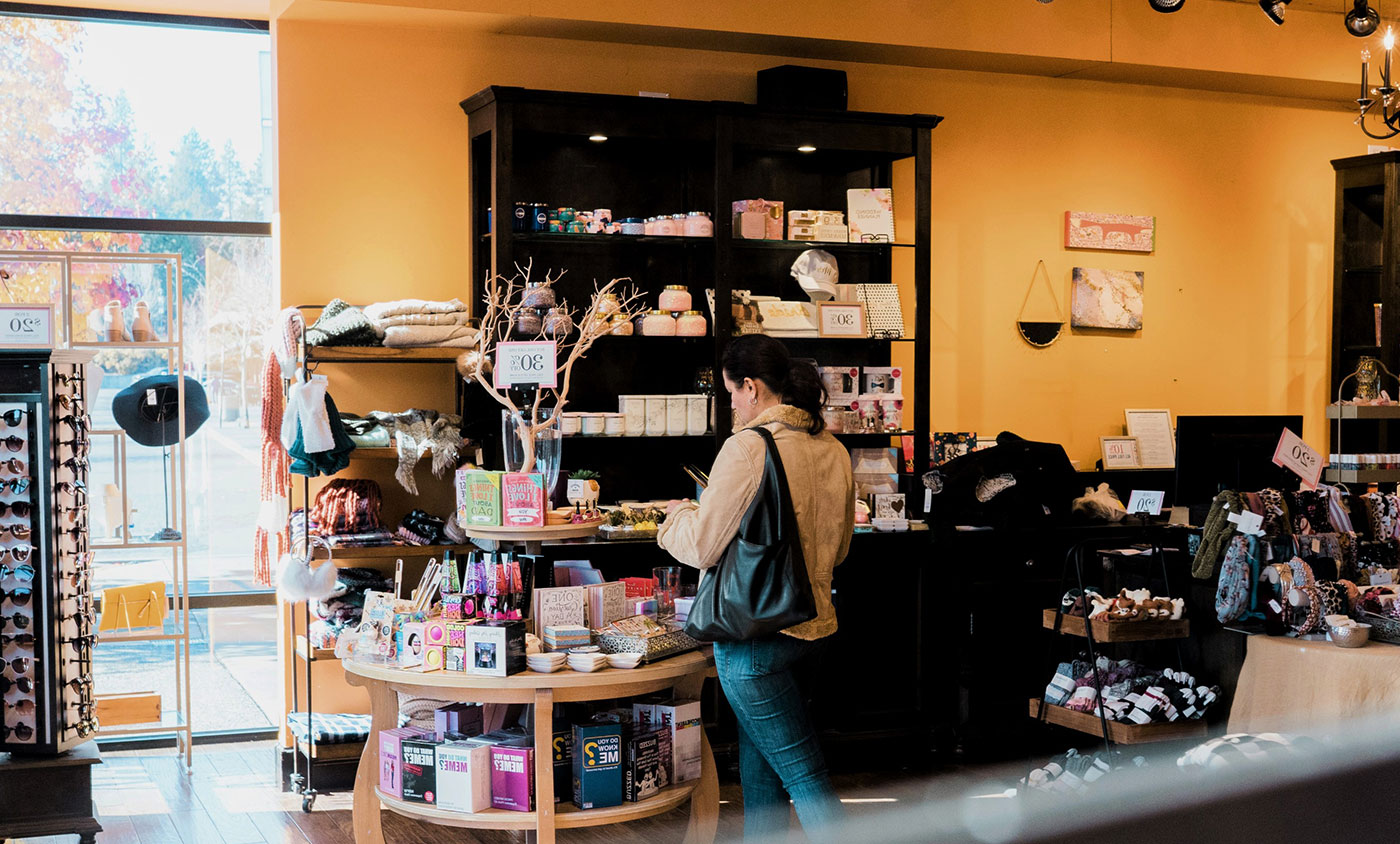 shopper browsing