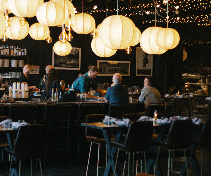 bar at Hawkeye & Huckleberry