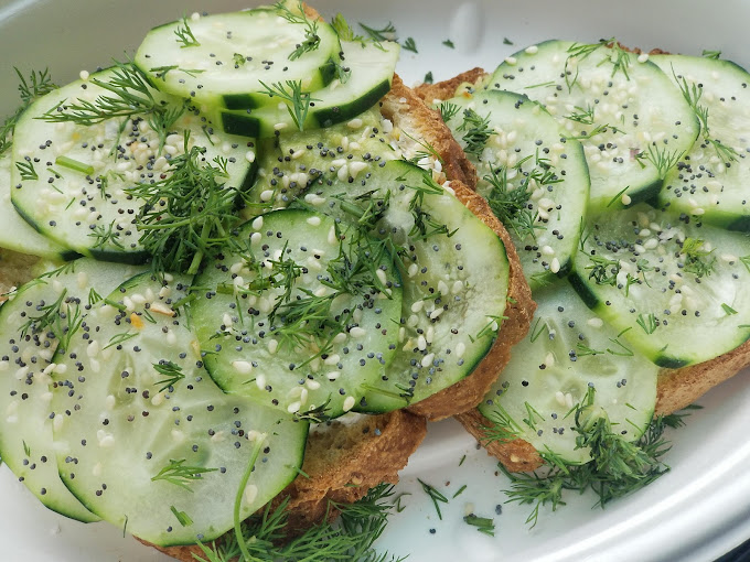 cucumber toast