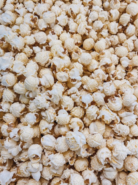 closeup of popcorn