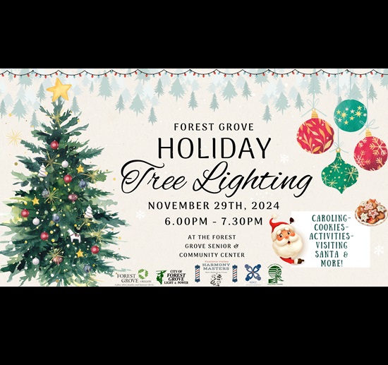 Forest Grove Tree Lighting