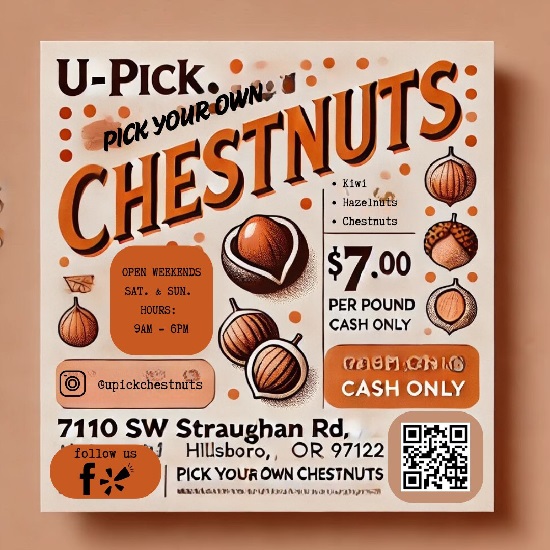 U-Pick Chestnuts