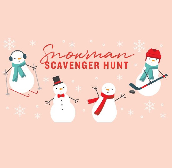 Snowman Scavenger Hunt at Bridgeport Village