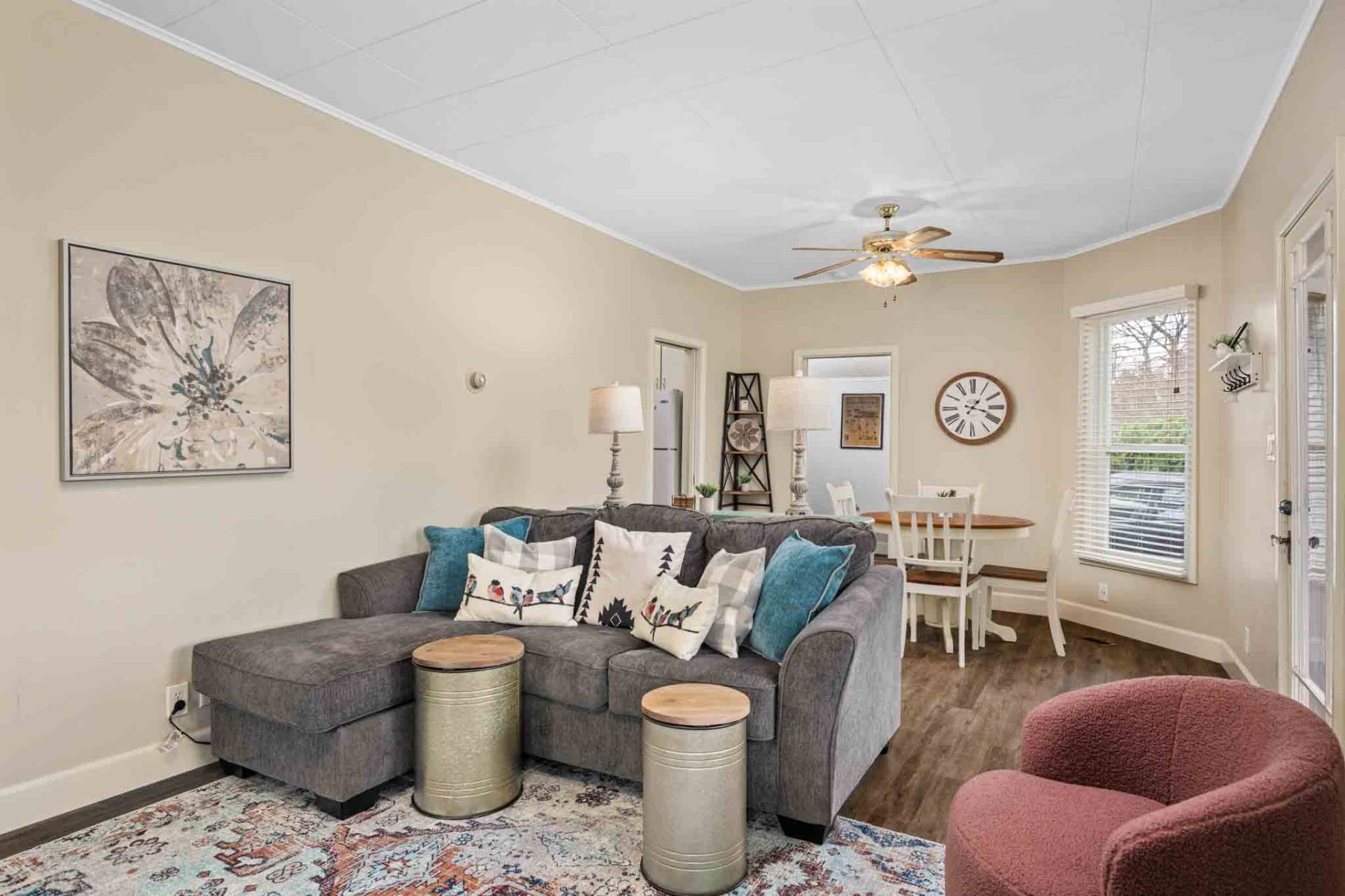 Living and dining area