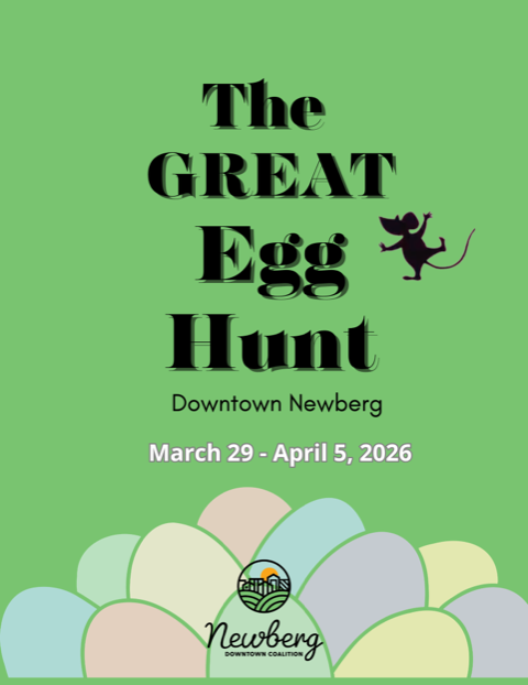 2026 The Great Egg Hunt Downtown Newberg