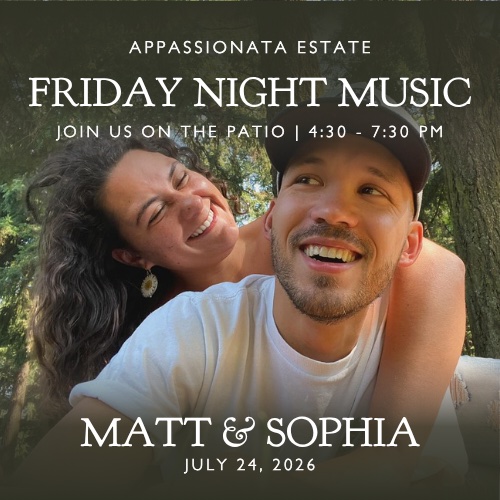 Friday Night Music on the Patio – Matt & Sophia