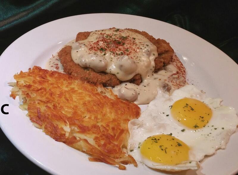 Chicken and gravy plate