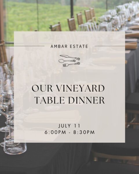 Our Vineyard Table Dinner
