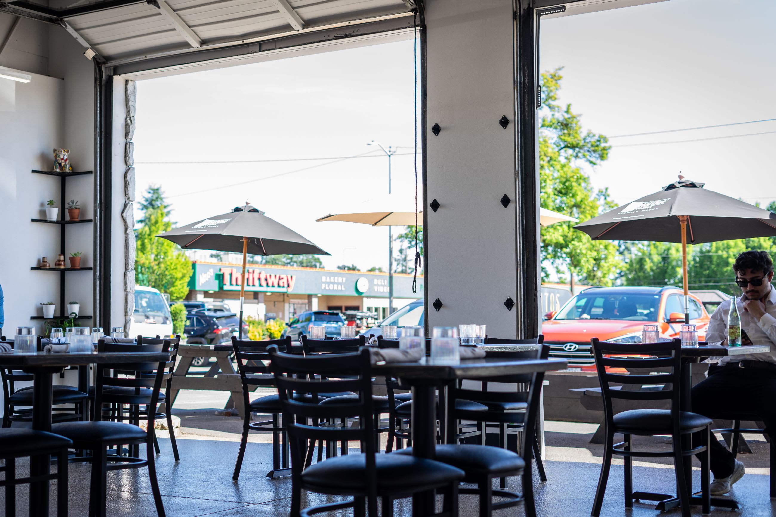 seating area of restaurant