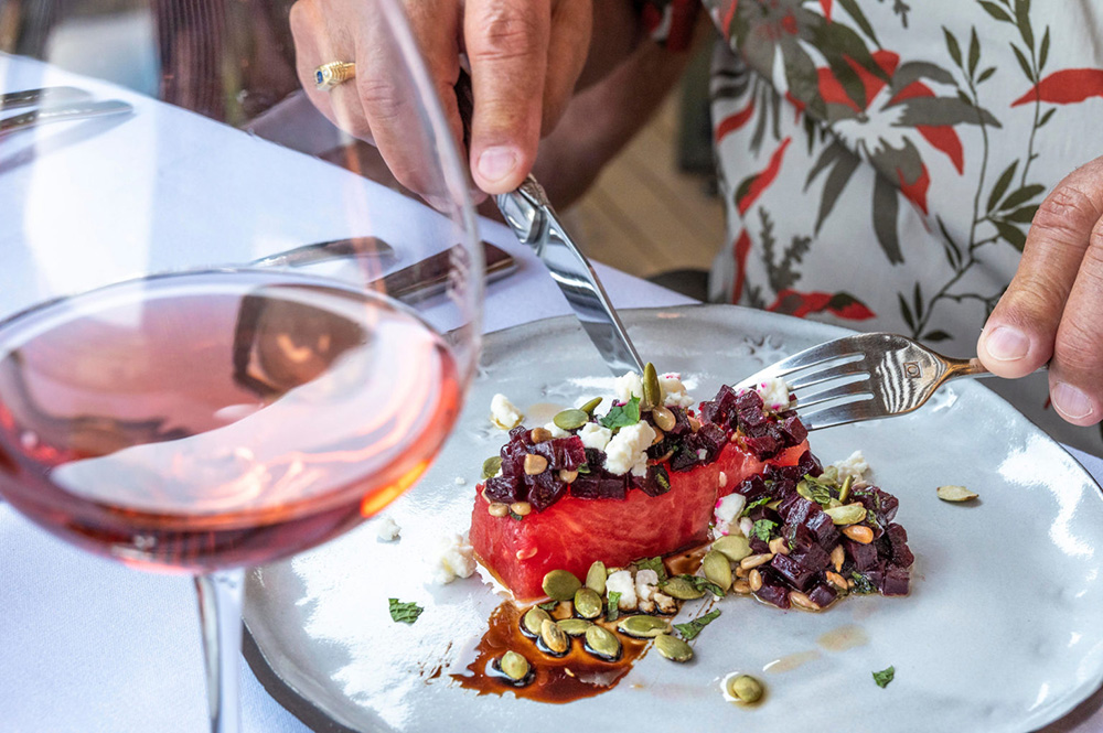 Sokol Blosser wine and food