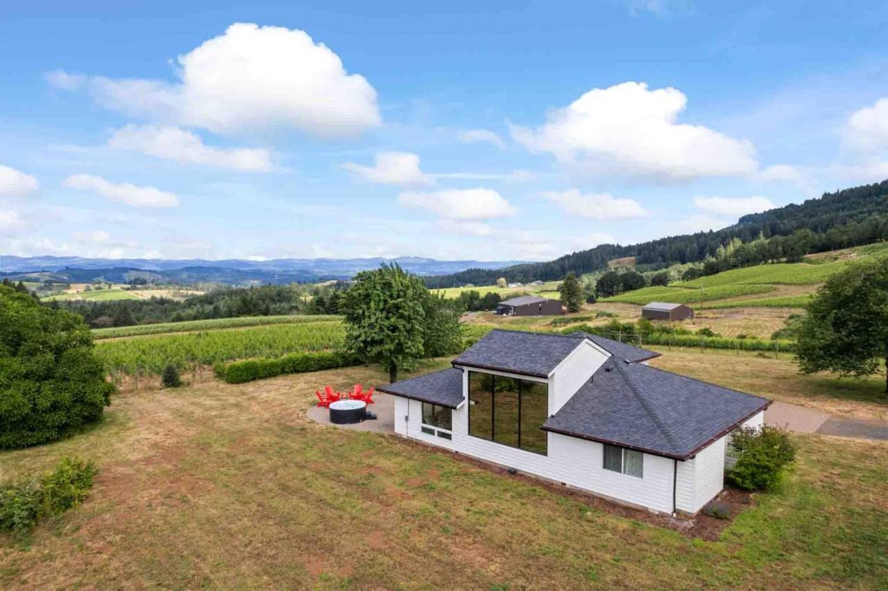 Back house ariel view