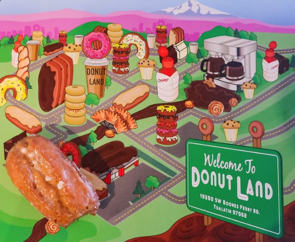 Donut Land Mural