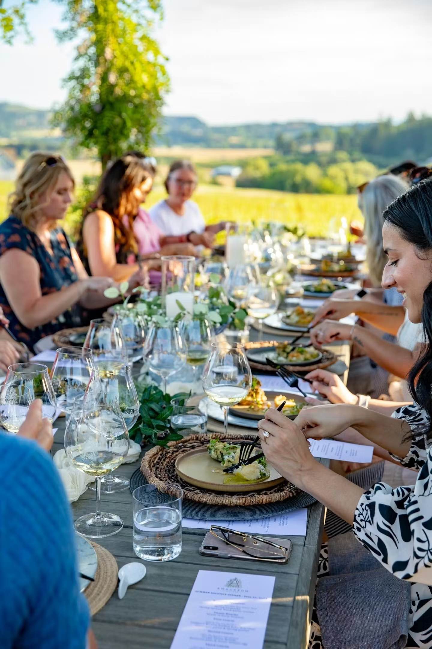 June Summer Sunset Dinner