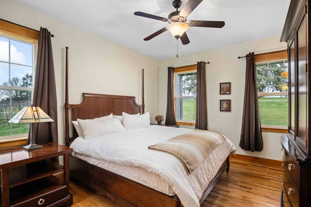 Bedroom view of Little Farm