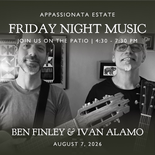 Friday Night Music on the Patio – Ben Finley & Ivan Alamo