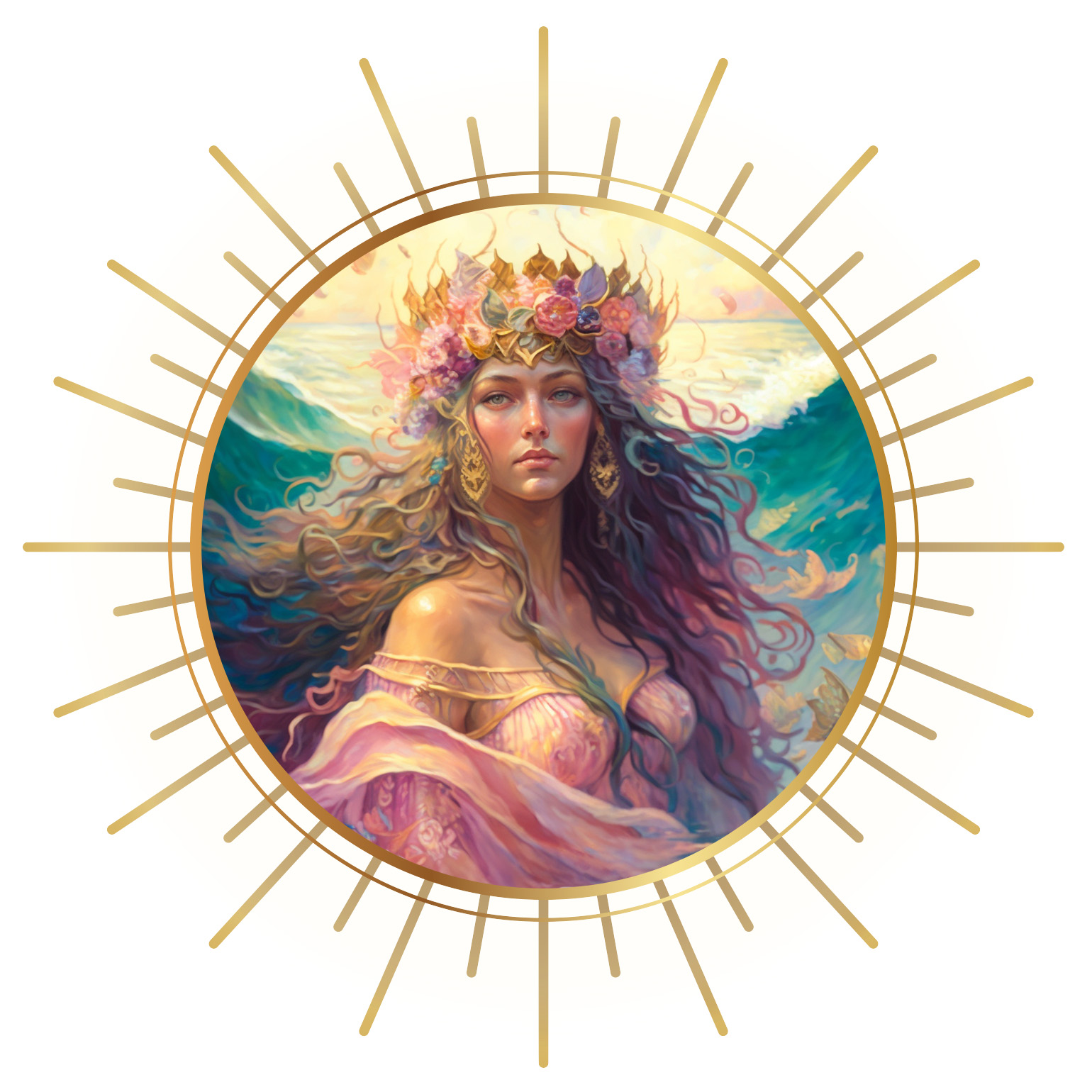 fantasy image of young woman