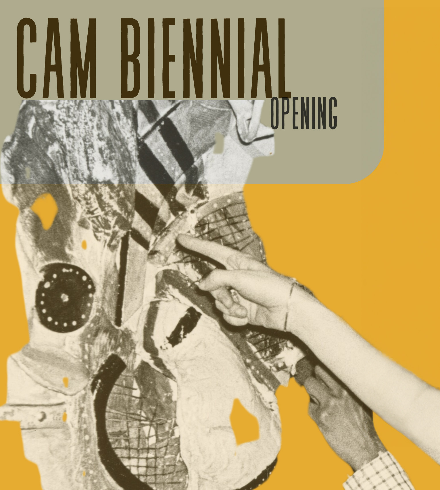 Coos Art Museum Biennial opening poster