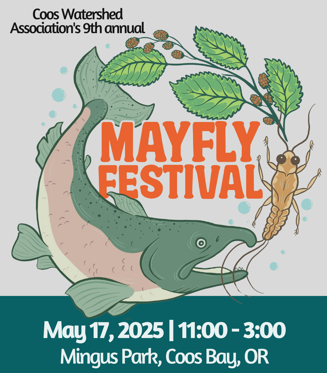 poster for mayfly festival