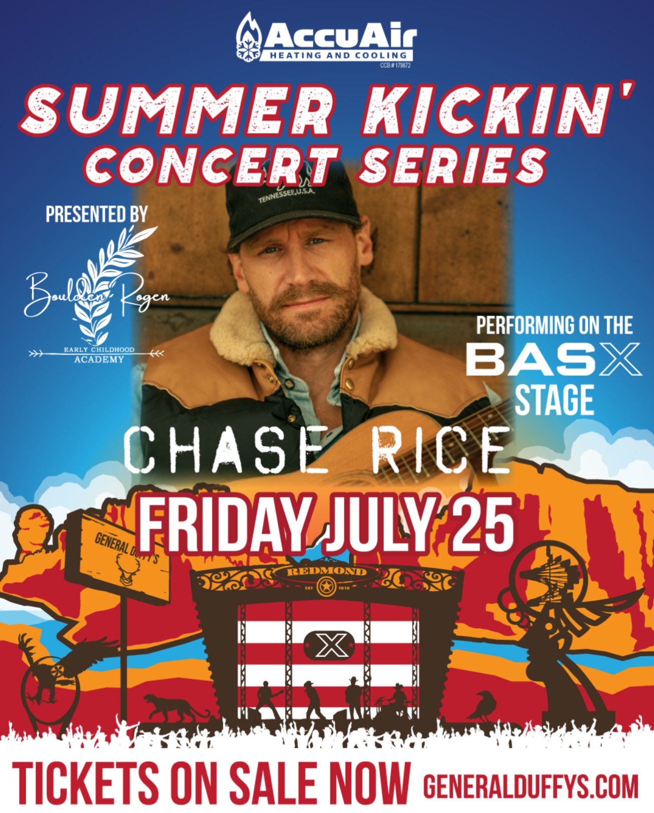 General Duffys Summer Concert Series Chase Rice July 25
